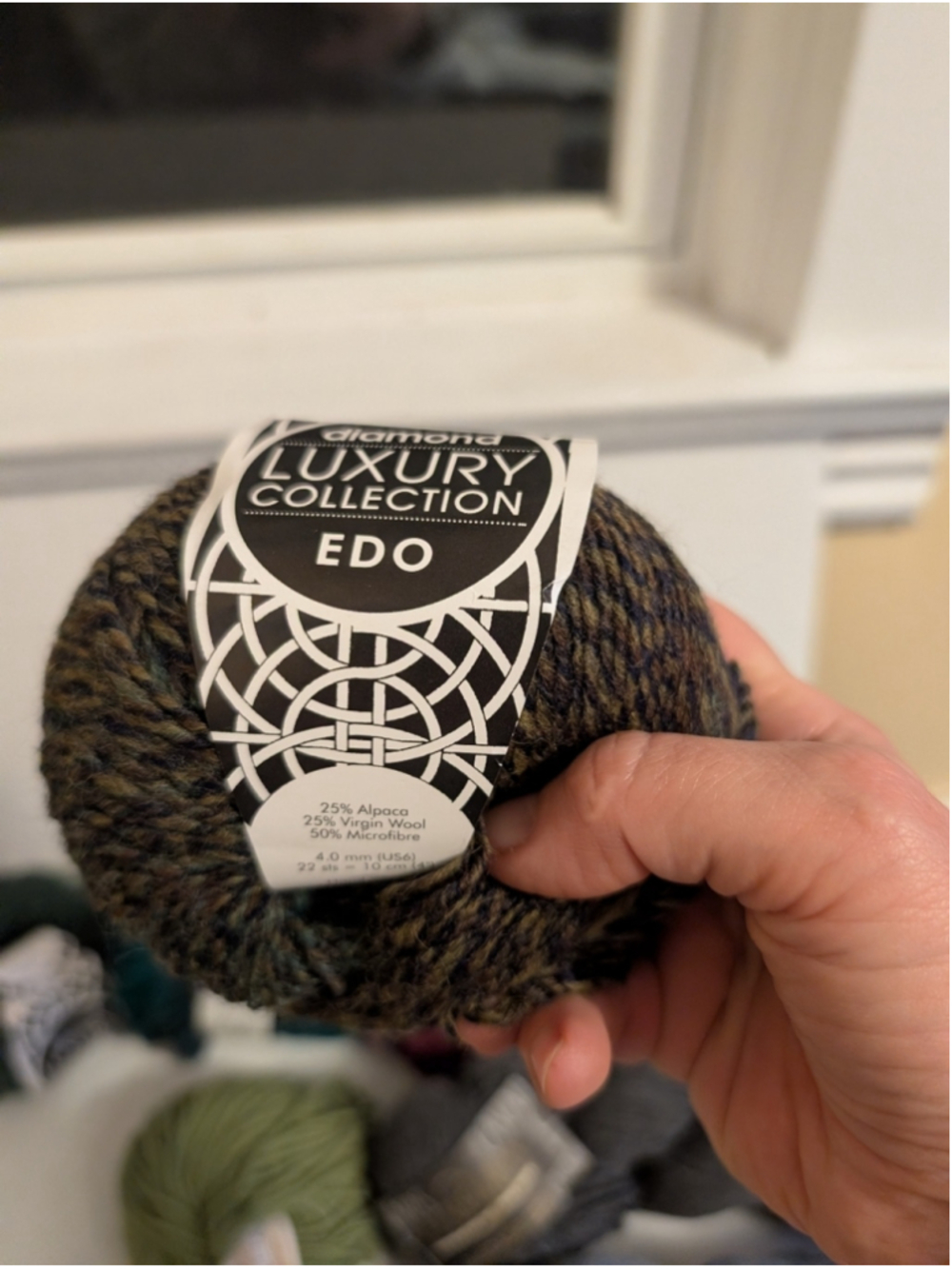 Around The World Assorted Wool Yarn Bundle - Greens, Gray, Plum, Variegated - Picture 7 of 9